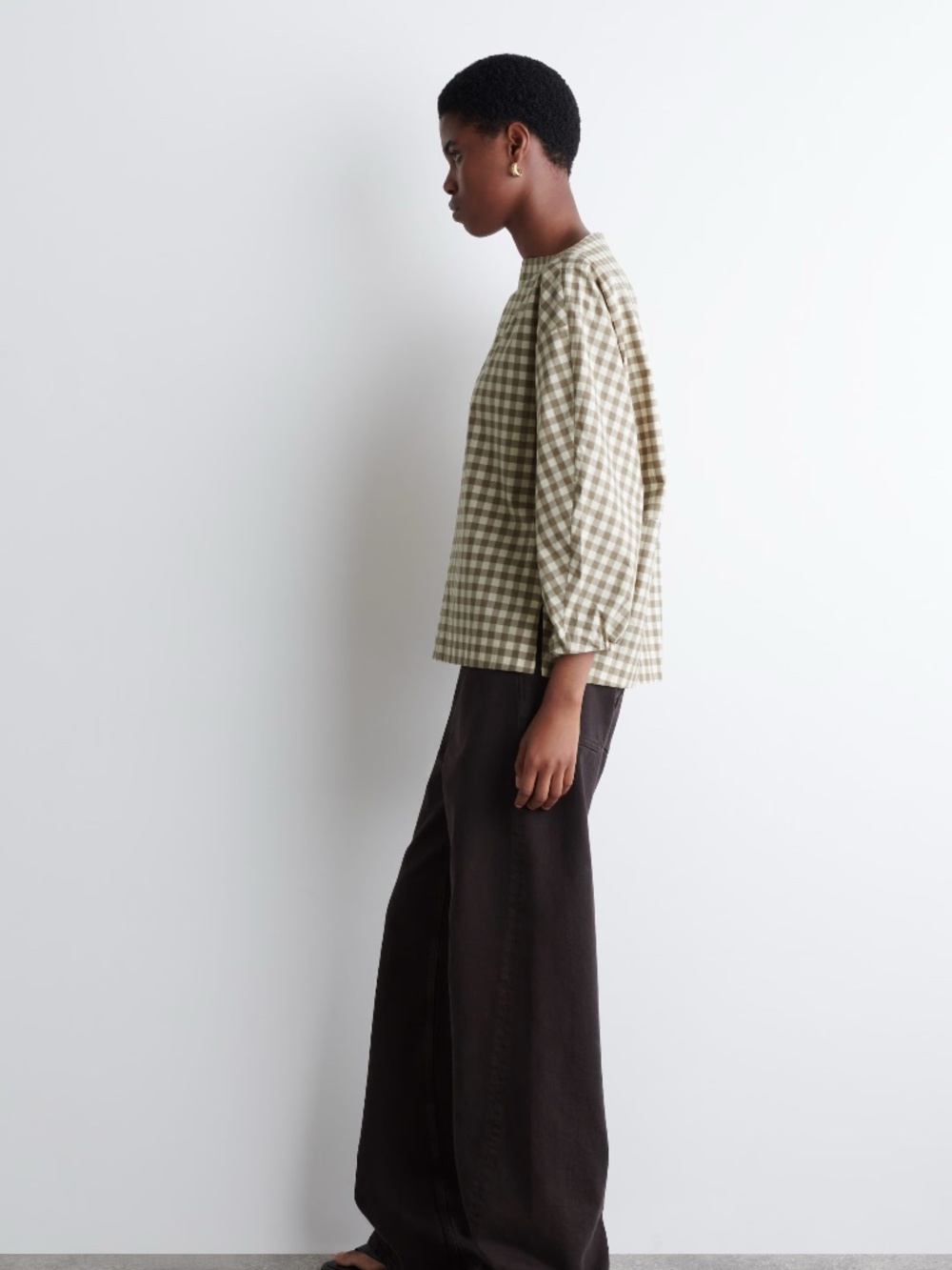 COS Boat-Neck Cotton Blouse - Picture 5 of 7
